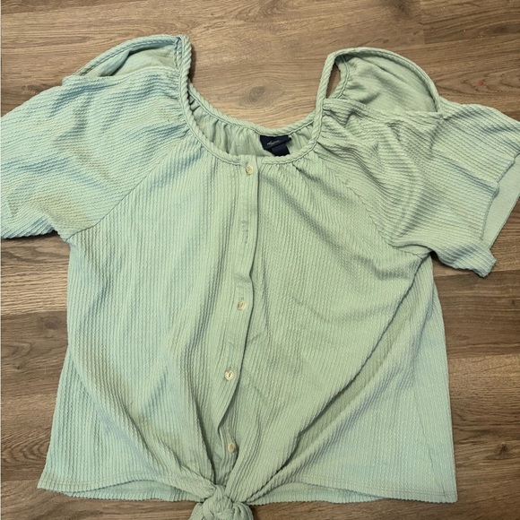 Daytrip Cold Shoulder Front Tie Top - Picture 1 of 1